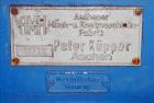 Used AMK Mixtruder, Approximately 30 Gallon Working Capacity, Stainless Steel.
