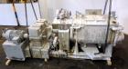 Used Aaron Process 500 Gallon Mixer Extruder, Model MX 500.  Carbon steel construction.  200 Hp main drive.