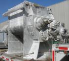 USED: Baker Perkins/Guittard Mixer/Extruder. 300 gallon working capacity, 600 total, type MHE160SL, 304 stainless steel. 304 stainless steel jacketed bowl 54-3/4