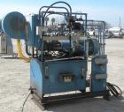 Used IKA Maschinenbau Double Arm Mixer/Extruder, 9.2 Gallon Working Capacity (13 total), Type HKD 50-VHVX, 316 Stainless Steel. Carbon steel jacketed bowl opening 15-3/8
