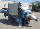 Used Jaygo mixer/extruder, 400 gallon working capacity, model MXE 1600L. Total capacity 575 gallons, 400 gallon working capacity. Bowl dimensions: 59