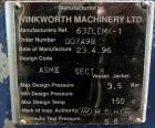 Used- Winkworth Machinery Mixer Extruder, Model 63ZL/EMX, Approximate 2500 Liter (660 Gallon) Working Capacity, 3800 Liter (...