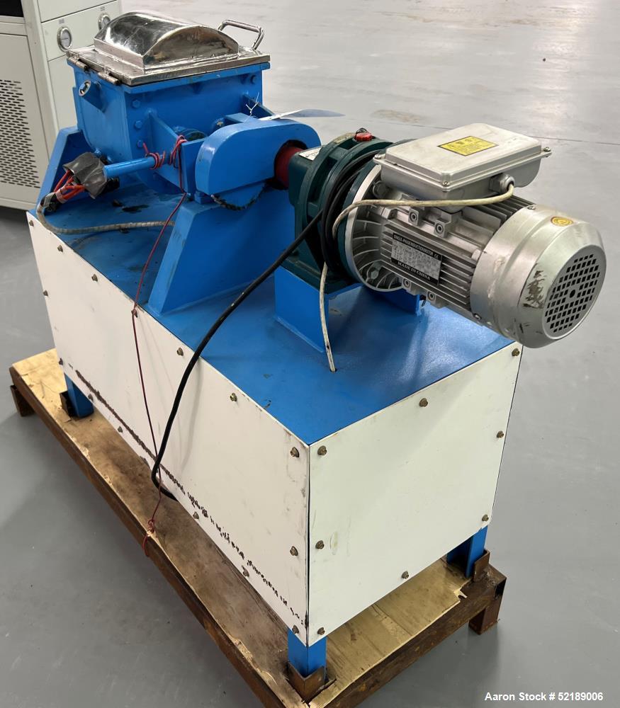 Used Double Arm Sigma Mixer,  Stainless Steel. Approximate 0.75 gallon working 