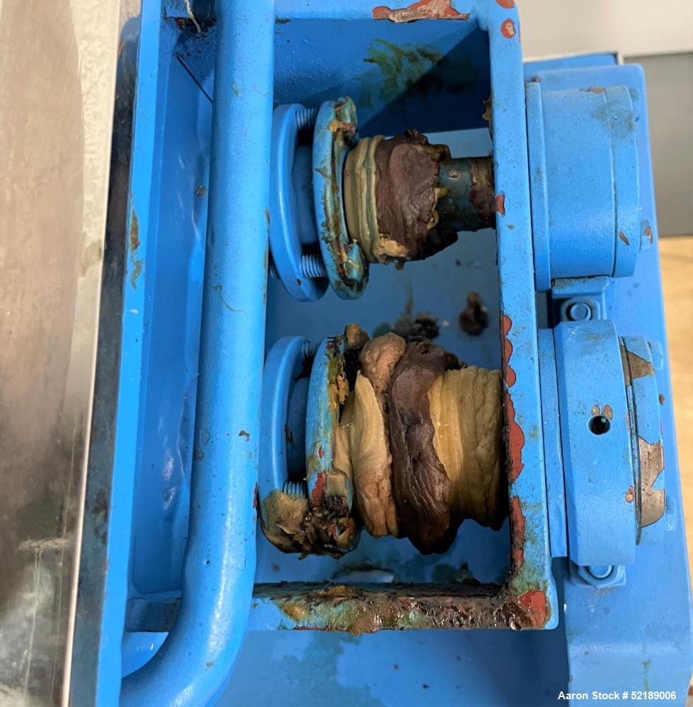 Used Double Arm Sigma Mixer,  Stainless Steel. Approximate 0.75 gallon working 