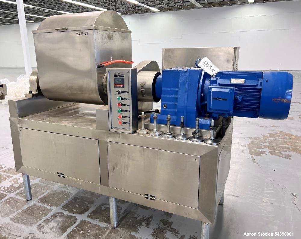 Used Double Arm Stainless Steel Sigma Mixer – 20 Gallon Jacketed Dough & Paste Mixer with Hydraulic Tilt