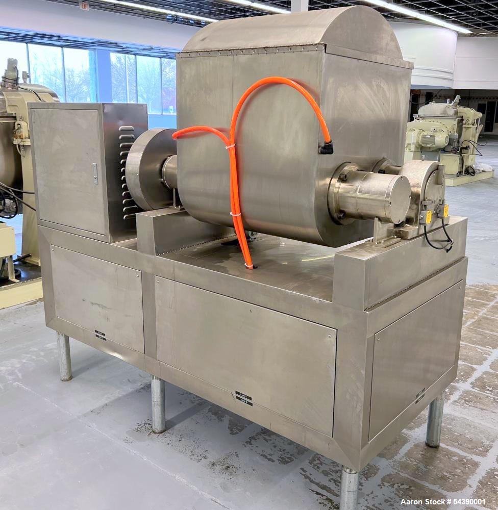 Used Double Arm Stainless Steel Sigma Mixer – 20 Gallon Jacketed Dough & Paste Mixer with Hydraulic Tilt