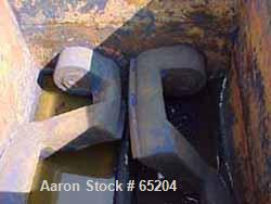USED: Aaron Process 600 gallon, carbon steel, sigma blade, double armmixer. With spherical roller bearings, twin hydraulic tilt cylinders,heavy duty 300 hp drive using surplus Lufkin or equivalent ge...