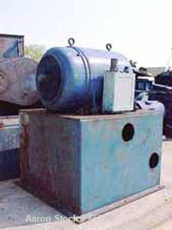 USED: Aaron Process 600 gallon, carbon steel, sigma blade, double armmixer. With spherical roller bearings, twin hydraulic tilt cylinders,heavy duty 300 hp drive using surplus Lufkin or equivalent ge...