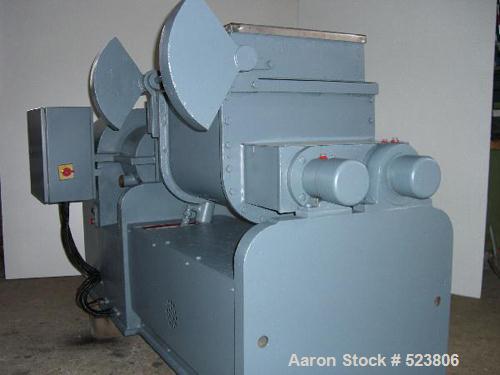 USED: AMK Z-blade mixer, driven by a 4 kW motor. Material of contactparts is stainless steel, capacity 21 gallon (80 liter), workingcapacity 13 gallon (50 liter). Trough sizes 19.6" x 18.1" x 10.2"/1...