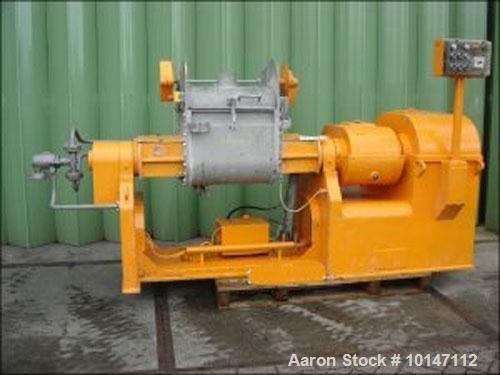 Used-AMK Type II U-110 Z-Blade Mixer, stainless steel construction.  Maximum capacity 29 gallons (110 liters).  Trough size ...