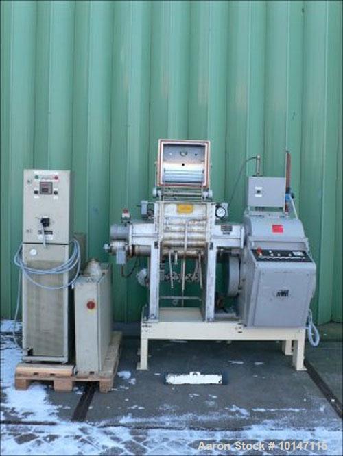 Used-AMK V1 U 40 Z-Blade Mixer, stainless steel construction.  Maximum capacity 10.5 gallons (40 liters).  (1) Jacket 2.7 ga...