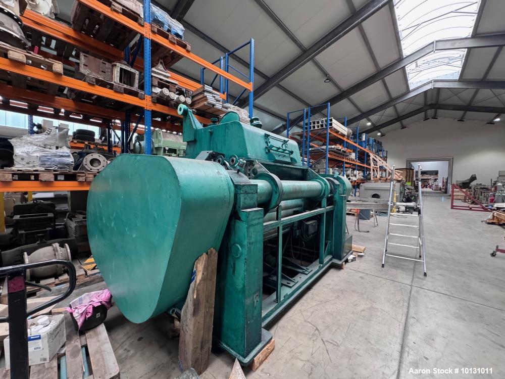 Used AMK Double Arm Mixer VIU Strength Class IV – 1500L Capacity, 316SS, 135HP, Tilt Discharge, Built 2005