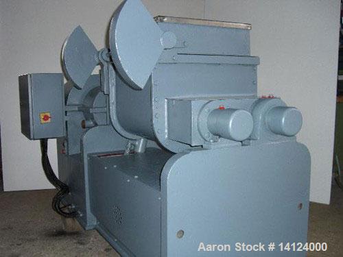 Unused-USED: AMK Z-blade mixer, driven by a 4 kW motor. Material of contactparts is stainless steel, capacity 21 gallon (80 liter), workingcapacity 13 gallon (50 liter). Trough sizes 19.6" x 18.1" x ...