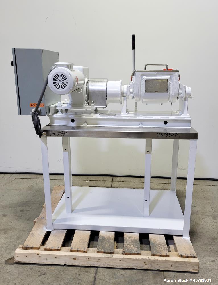 Used- Aaron Process Machinery Lab Size Double Arm Mixer