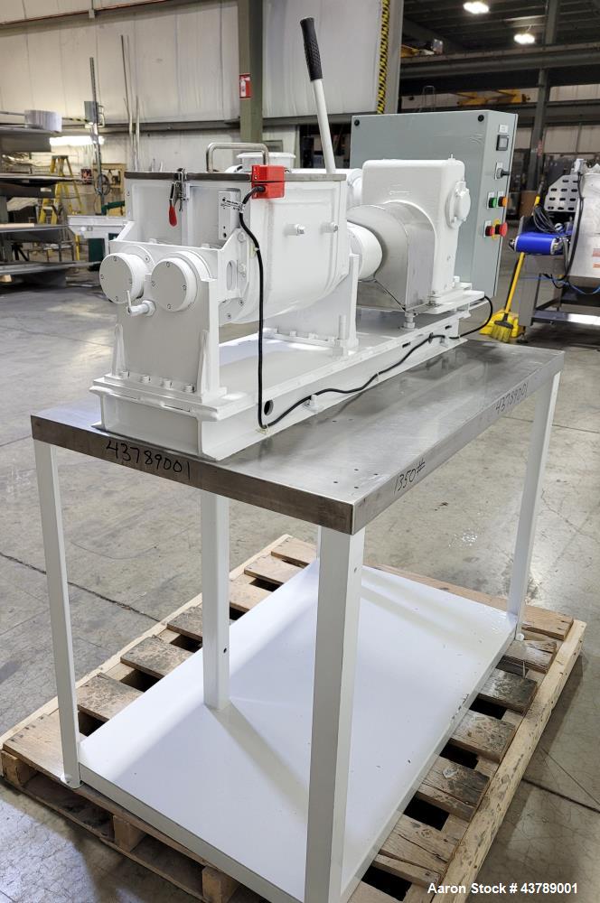 Used- Aaron Process Machinery Lab Size Double Arm Mixer