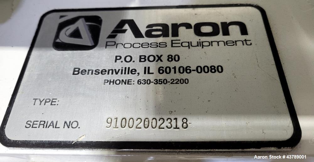 Used Aaron Process Machinery Lab Size Double Arm Mixer