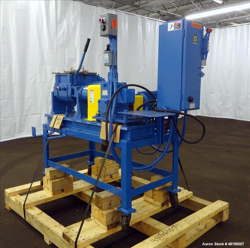 Used Aaron Process Company Double Arm Lab Mixer, 1 Gallon Working Capacity