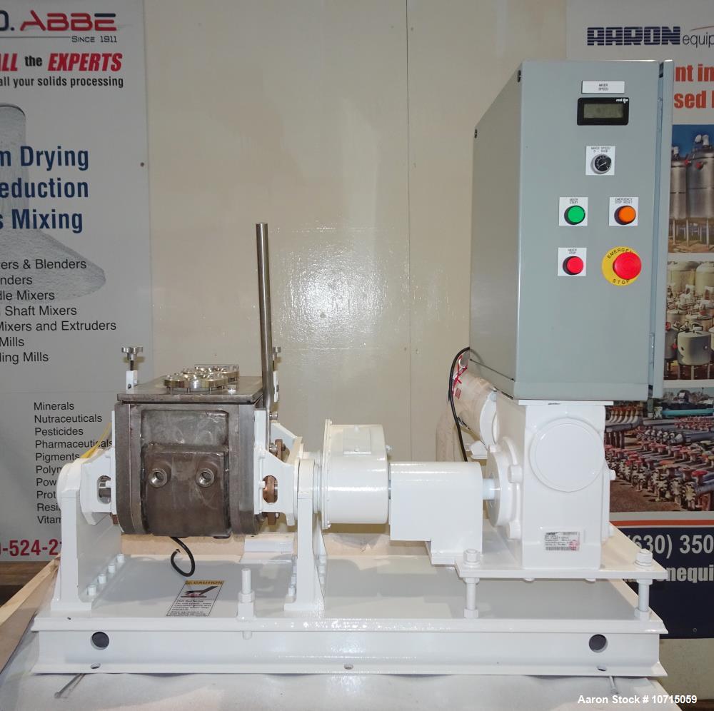 Unused- Aaron Process 1 Gallon Model LNG-1 Lab Sigma Blade Mixer.