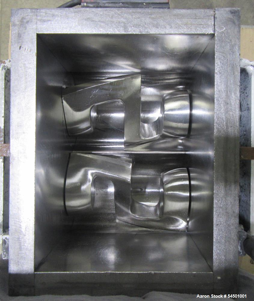Aaron Process LNG-1 1-Gallon Vacuum Jacketed Stainless Steel Sigma Blade Mixer