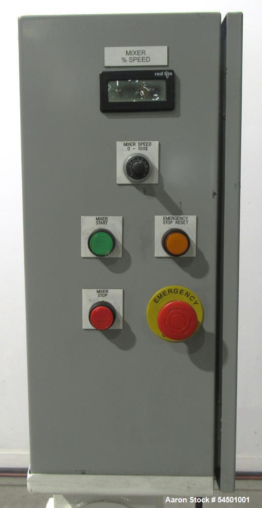 Aaron Process LNG-1 1-Gallon Vacuum Jacketed Stainless Steel Sigma Blade Mixer