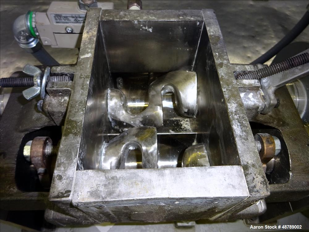 Used Aaron Process Equipment Double Arm Sigma Blade Lab Mixer, Model LNG 0.25