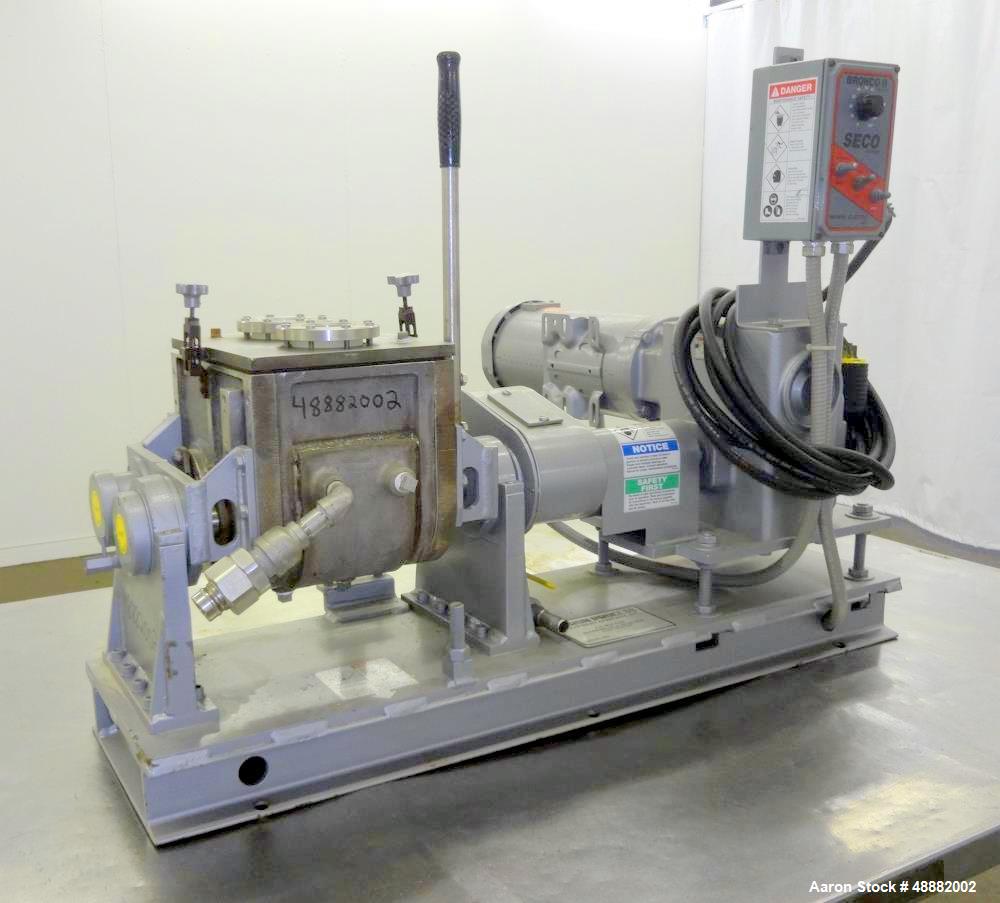Used Aaron Process Equipment Lab Batch Double Arm Sigma Mixer. Model LNG1B