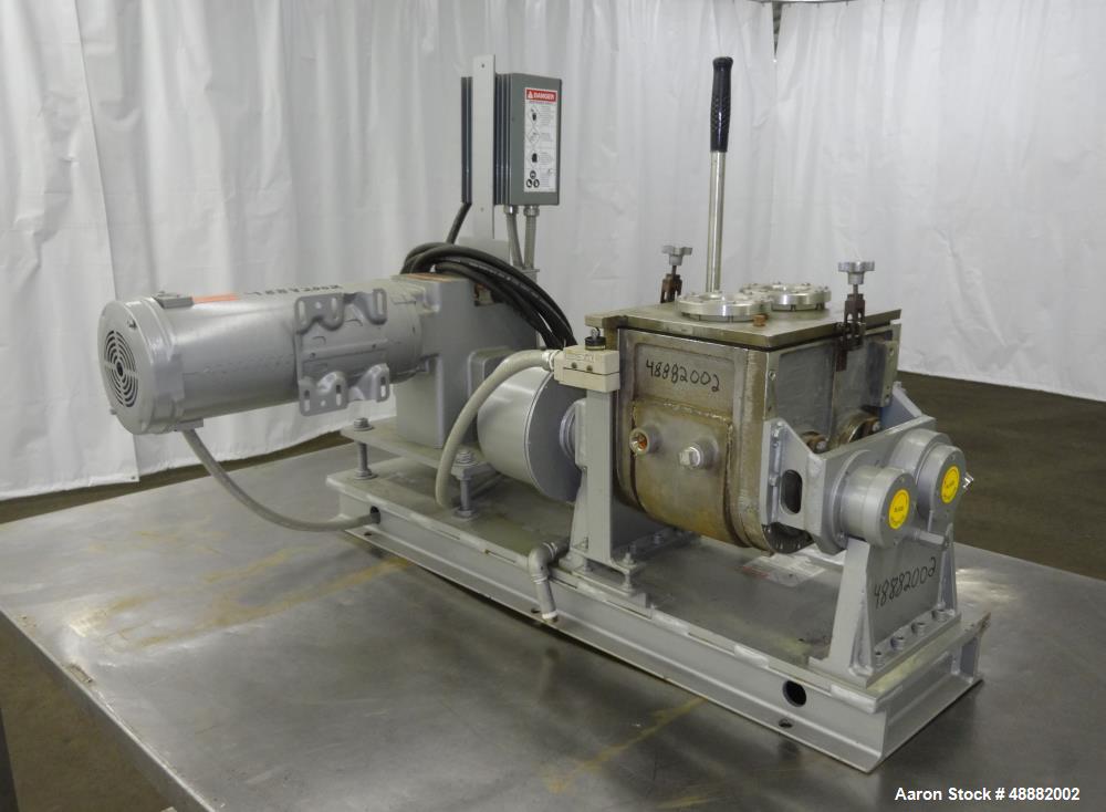 Used Aaron Process Equipment Lab Batch Double Arm Sigma Mixer. Model LNG1B