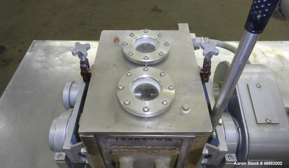 Used Aaron Process Equipment Lab Batch Double Arm Sigma Mixer. Model LNG1B