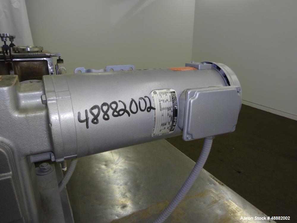 Used Aaron Process Equipment Lab Batch Double Arm Sigma Mixer. Model LNG1B
