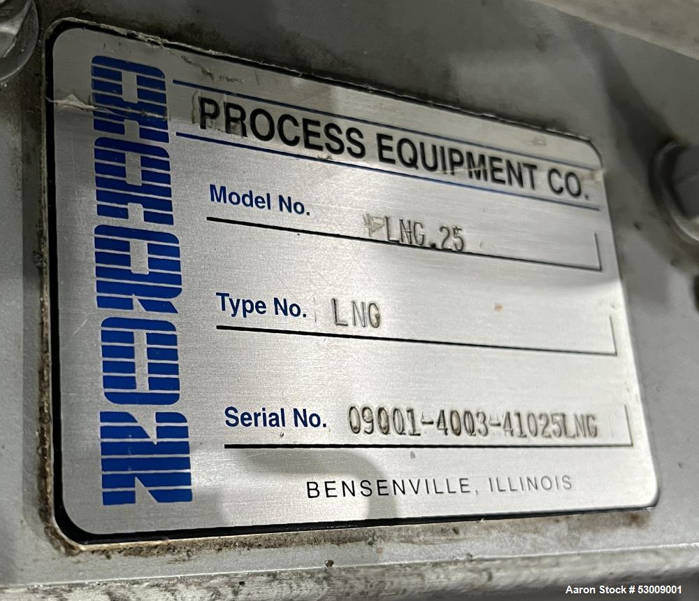 Used Aaron Laboratory Sigma Blade Mixer, Model LNG.25 | 1 Quart Working Capacity | Stainless Steel | Vacuum-Rated Jacketed Chamber | Variable Speed