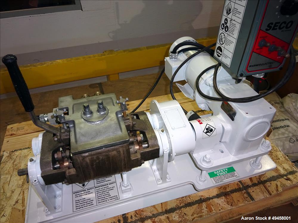 Used Aaron Process Equipment Double Arm Sigma Blade Lab Mixer