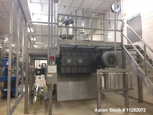 Used- Aaron Process Vacuum Drying Sigma Mixer, Model MBG200-125