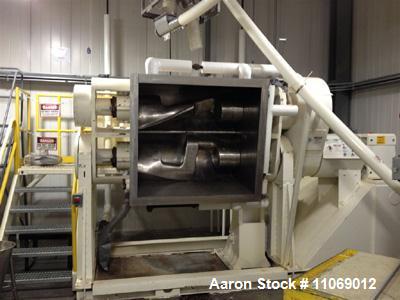 Used- Aaron Process Equipment Company Double Arm Mixer, Model MCG200-75