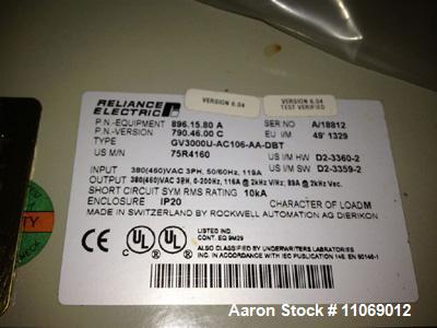 Used- Aaron Process Equipment Company Double Arm Mixer, Model MCG200-75