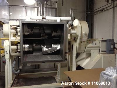 Used- Aaron Process Equipment Company Double Arm Mixer, Model MCG200-75