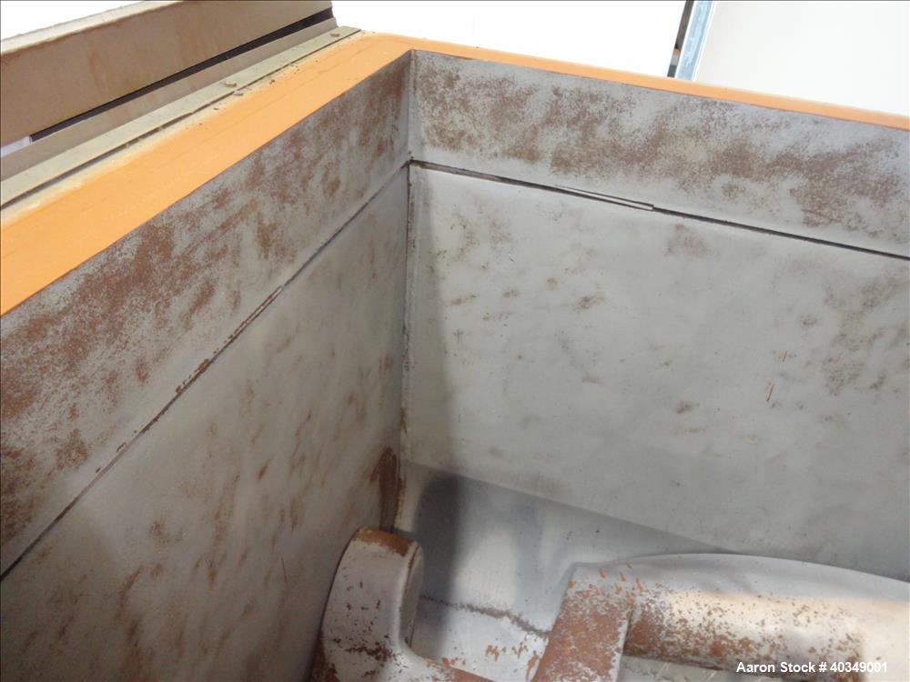 Used Carbon Steel Aaron Process Double Arm Mixer, 300 gallon capacity