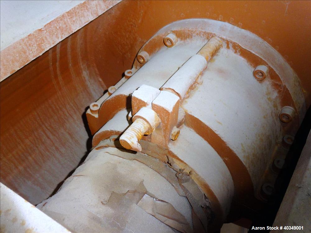 Used Carbon Steel Aaron Process Double Arm Mixer, 300 gallon capacity