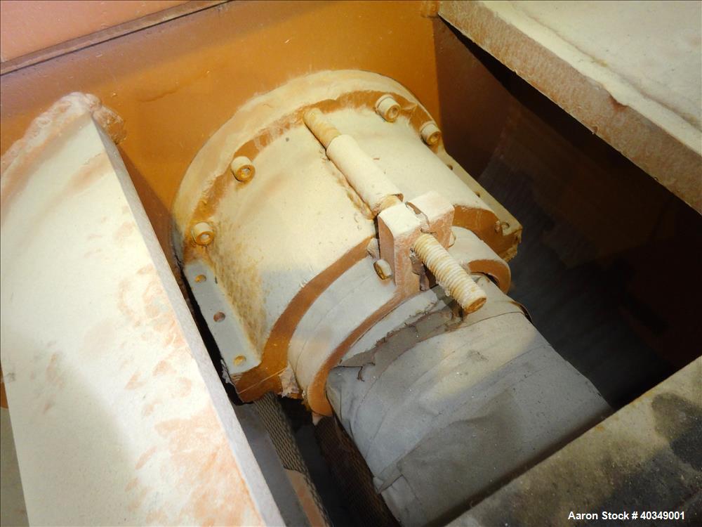 Used Carbon Steel Aaron Process Double Arm Mixer, 300 gallon capacity