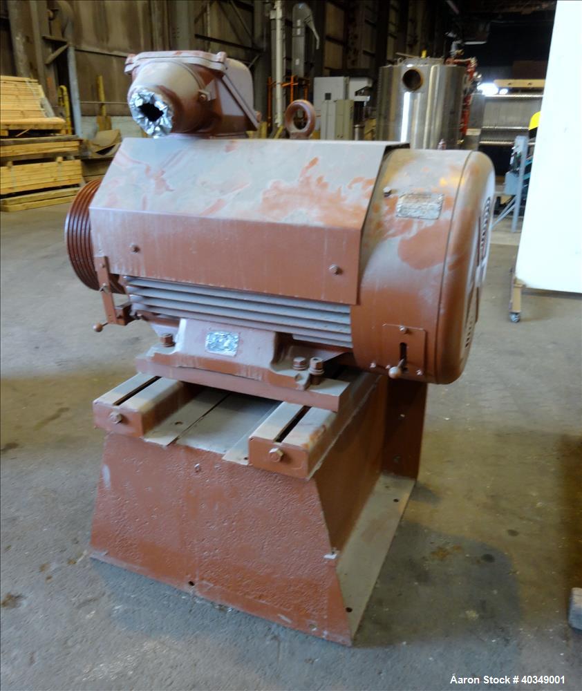 Used Carbon Steel Aaron Process Double Arm Mixer, 300 gallon capacity