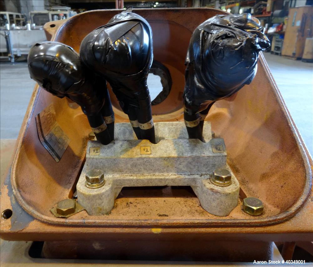Used Carbon Steel Aaron Process Double Arm Mixer, 300 gallon capacity