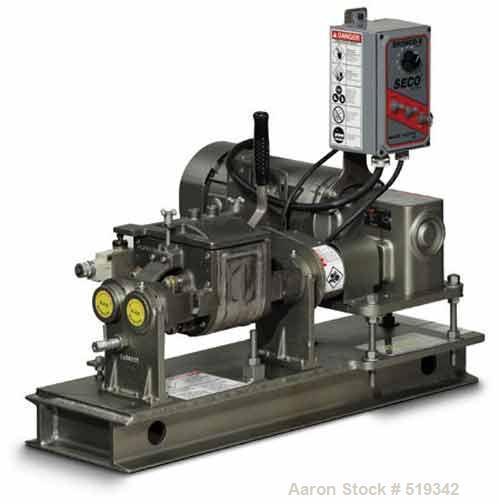 Unused-NEW: Aaron Process Equipment 1/4 gallon working capacity T304 stain-less steel double arm mixer. 1/2 gallon full capacity. 3/4 HP directconnected right angle gear motor. Bowl measures 5-3/4" f...