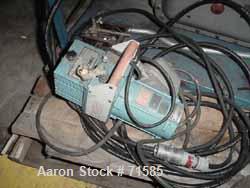 USED:Aaron Process Machinery double arm mixer 14L, 2 gallon workingcapacity (7.5 liters), 3.7 gallon total capacity (14 liters).Jacketed bowl. 11" left to right x 9-1/8" front to back x approx 7"deep...