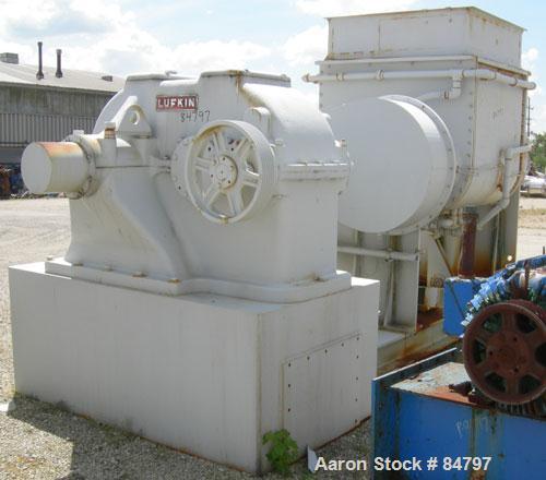 Used Carbon Steel Aaron Process Double Arm Mixer, 300 Gallon Working Capacity