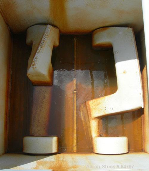 Used Carbon Steel Aaron Process Double Arm Mixer, 300 Gallon Working Capacity