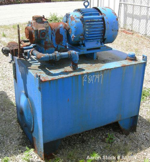 Used Carbon Steel Aaron Process Double Arm Mixer, 300 Gallon Working Capacity