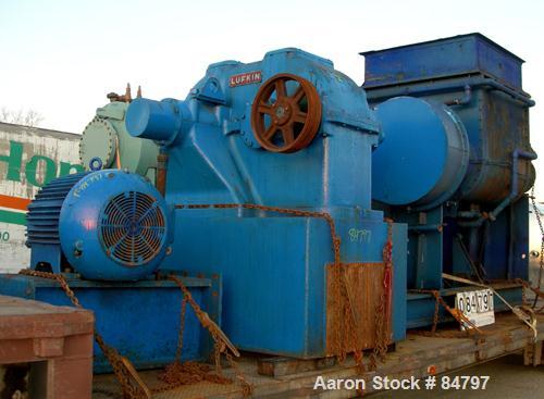 Used Carbon Steel Aaron Process Double Arm Mixer, 300 Gallon Working Capacity