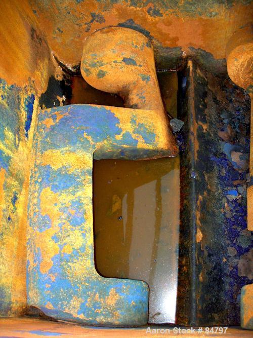 Used Carbon Steel Aaron Process Double Arm Mixer, 300 Gallon Working Capacity