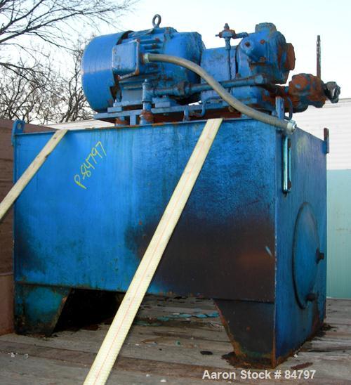 Used Carbon Steel Aaron Process Double Arm Mixer, 300 Gallon Working Capacity