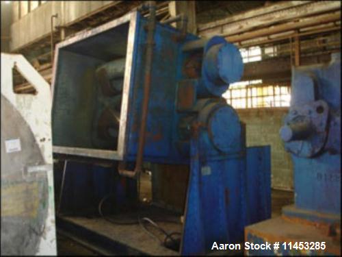 Used- Aaron Process Equipment Double Arm Mixer, 500 Gallon.