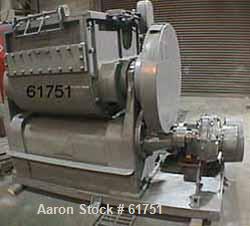 Used: (Reconditioned) Baker Perkins model #15 double arm sigma blade mixer, 100 